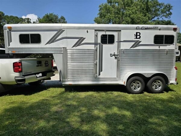 2000 c&c 2 horse gooseneck