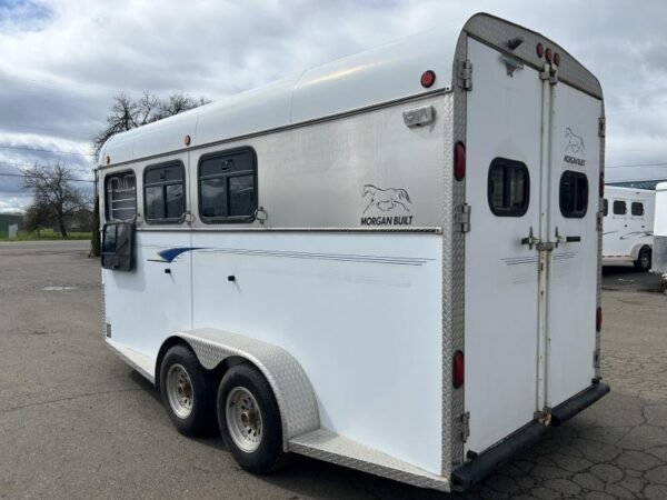 2000 morgan built 3 horse bumper pull horse trailer