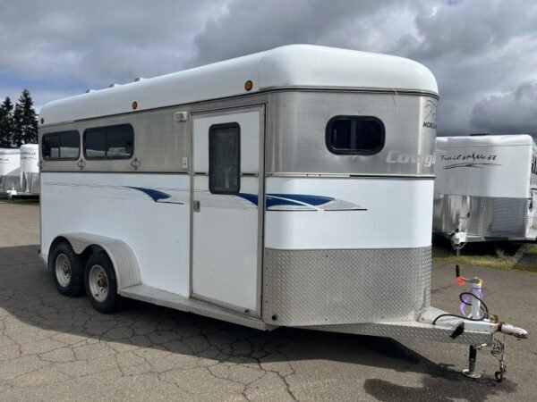 2000 morgan built 3 horse bumper pull horse trailer