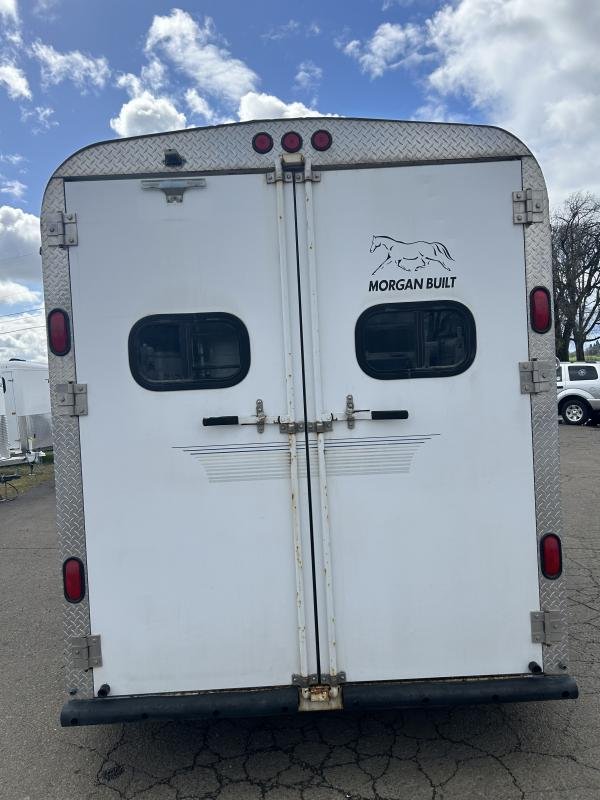 2000 morgan built 3 horse bumper pull horse trailer