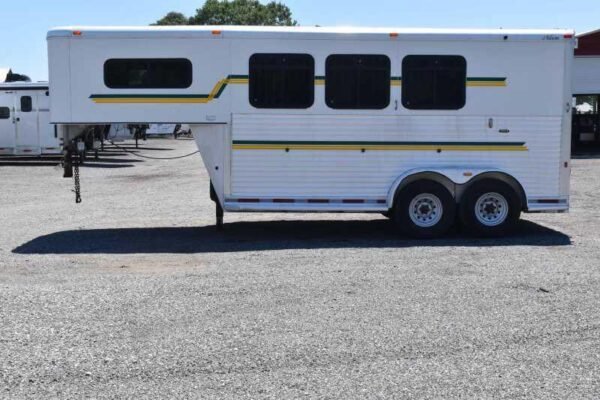 2006 adam 7302 3 horse trailer
