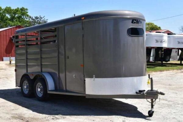 2017 cm 3hslbp 3 horse trailer