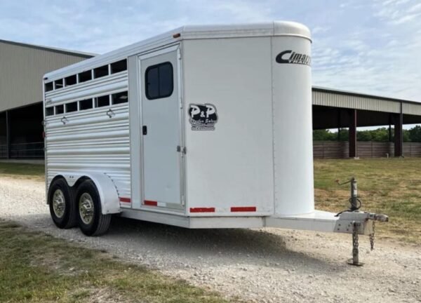 2013 model cimarron 3 horse bumper pull