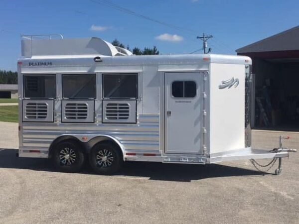 2018 platinum coach 3 horse bumper pull