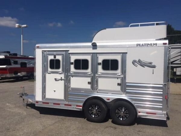 2018 platinum coach 3 horse bumper pull
