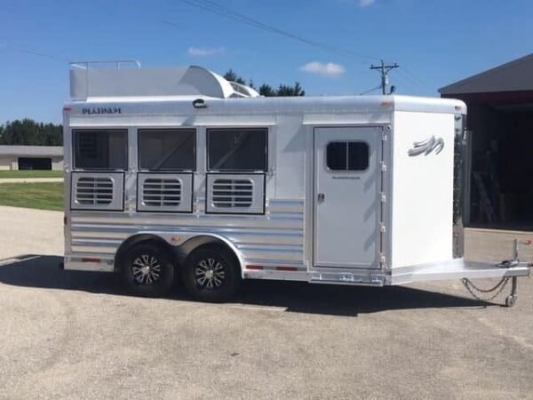 2018 platinum coach 3 horse bumper pull
