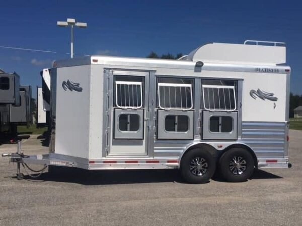2018 platinum coach 3 horse bumper pull