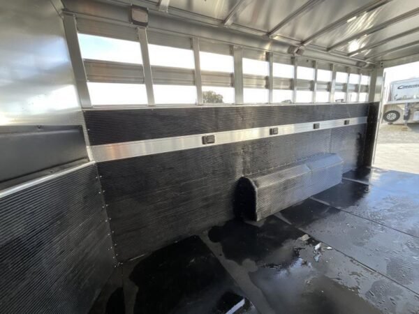 new 2024 elite trailers 5 horse stock combo bp horse trailer