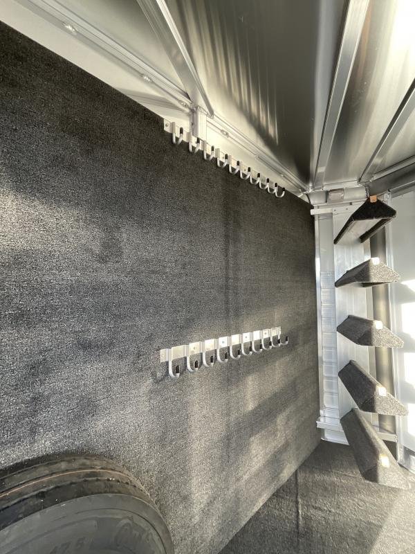 new 2024 elite trailers 5 horse stock combo bp horse trailer